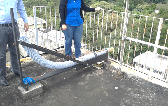 Lanador de 2015 at 2018: Cano flexvel de tubulao de ar condicionado de ~18cm de dimetro