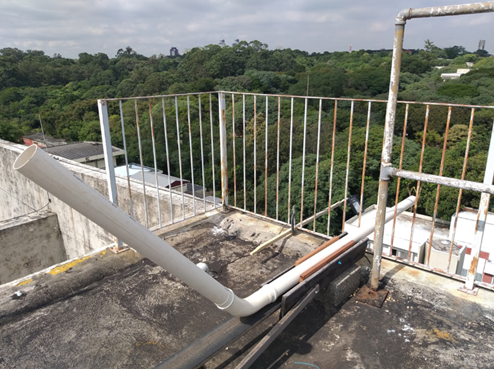 Lanador de 2019 em diante (cano de PVC de 10cm de dimetro com cotovelo de 45)
